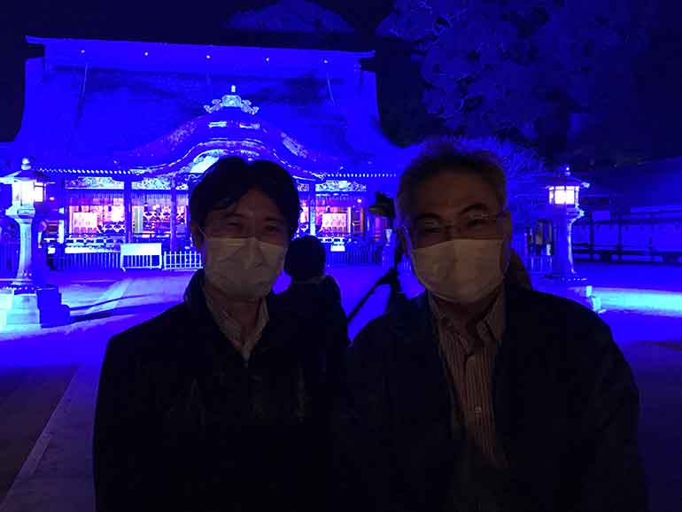 佐々木伸浩先生（画面右）と一緒に＠太宰府天満宮【ヒント★07】2020年を振り返って｜二田哲博クリニック姪浜 院長　下野大