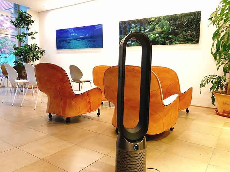 空気清浄機｜Dyson Pure Cool｜新型コロナウイルス感染症に対する取り組み｜二田哲博クリニック